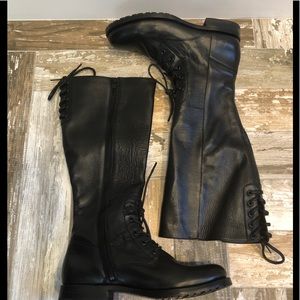 NEW~FRYE BLACK SOFT LEATHER BOOTS~WOMENS SZ 10